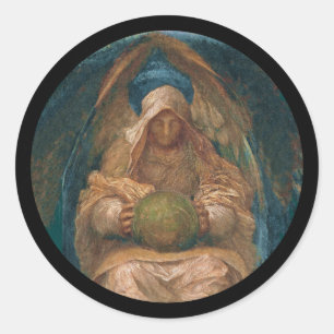 Adesivo Redondo Perving Spirit Angel