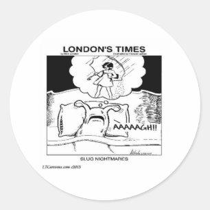 Adesivo Redondo Pesadelos Engraçado