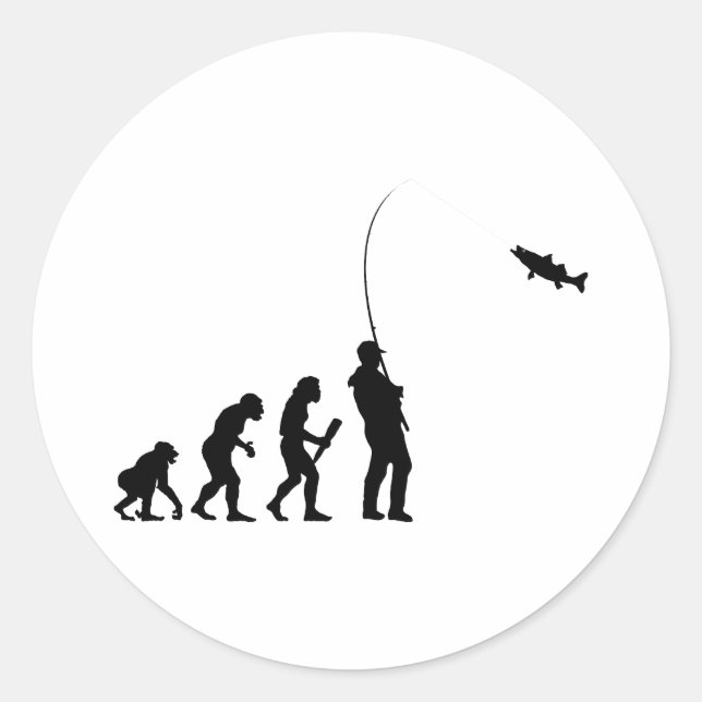 Adesivo Redondo Pesca (Frente)