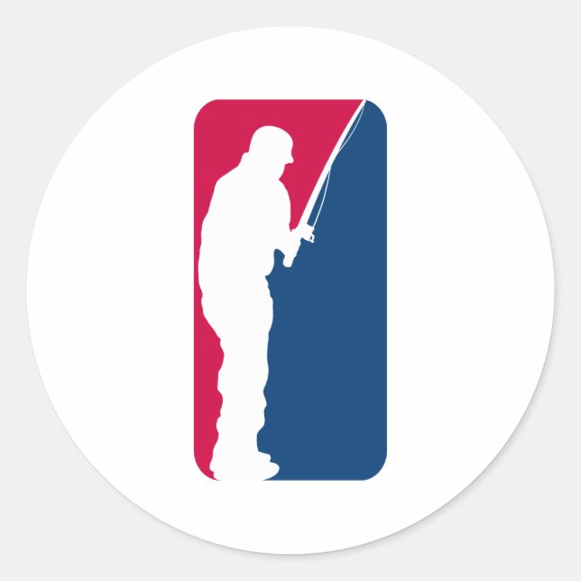 Adesivo Redondo Pesca da Liga Principal (Frente)