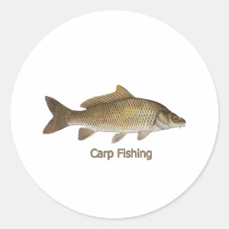 Adesivo Redondo Pesca De Carpas