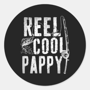 Adesivo Redondo Pesca De Peixes De Pelapo De Enguia