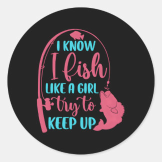 Adesivo Redondo Pesca De Pesca De Bass