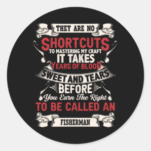 Adesivo Redondo Pescador