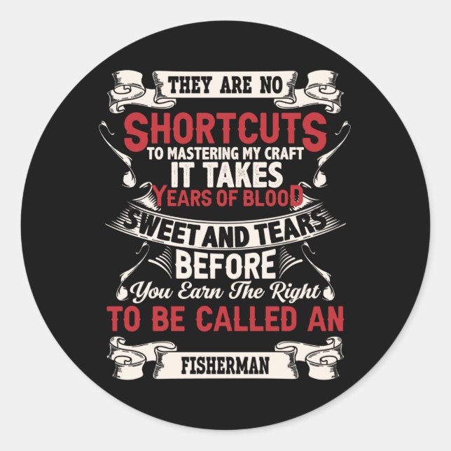 Adesivo Redondo Pescador (Frente)