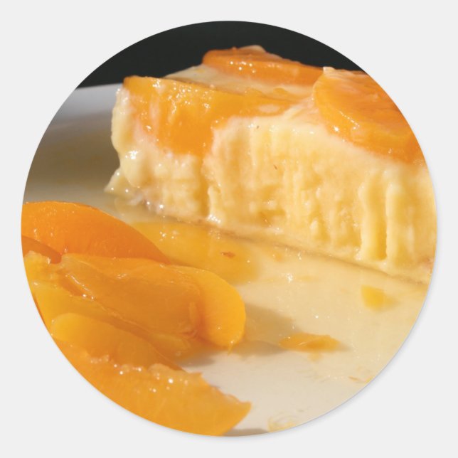 Adesivo Redondo Pêssego (Frente)