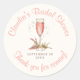 Adesivo Redondo Pêssego Pêra Champagne