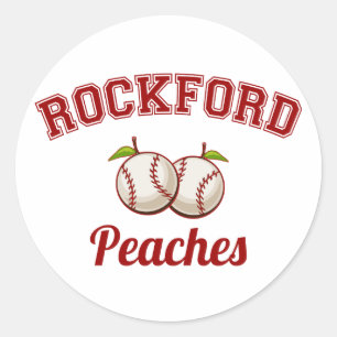 Adesivo Redondo Pêssegos de Rockford