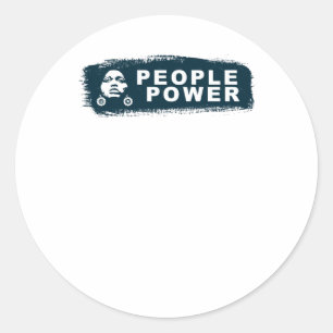 Adesivo Redondo Pessoas Power Sticker