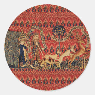 Adesivo Redondo Pessoas SELVAGENS EM CAÇA DE CERVEJA, Animais, Flo