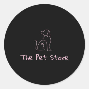 Adesivo Redondo Pet/ Cachorro Personalizável com Temas