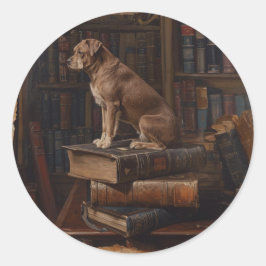 Adesivo Redondo Pet Talk Postcard 