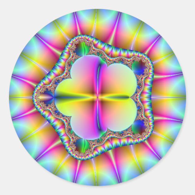 Adesivo Redondo Pétalas2 (Frente)