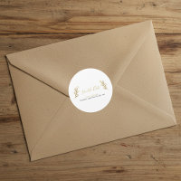 pétalas de efeito Dourado Guardar o selo do envelo
