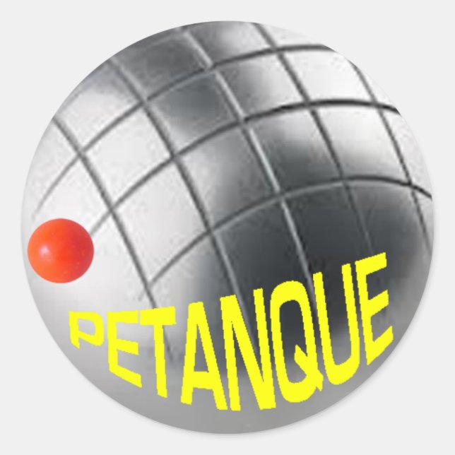 Adesivo Redondo Petanque Sticker (Frente)