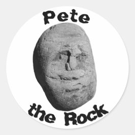 Adesivo Redondo Pete the Rock Stickers