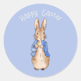 Adesivo Redondo Peter, a saudação do Felz pascoa do coelho
