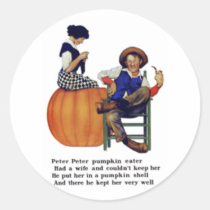 ADESIVO REDONDO PETER PETER PUMPKIN COMER