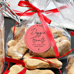 Adesivo Redondo Petiscos Caninos Caseiros Modernos