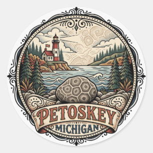 Adesivo Redondo Petoskey EUA