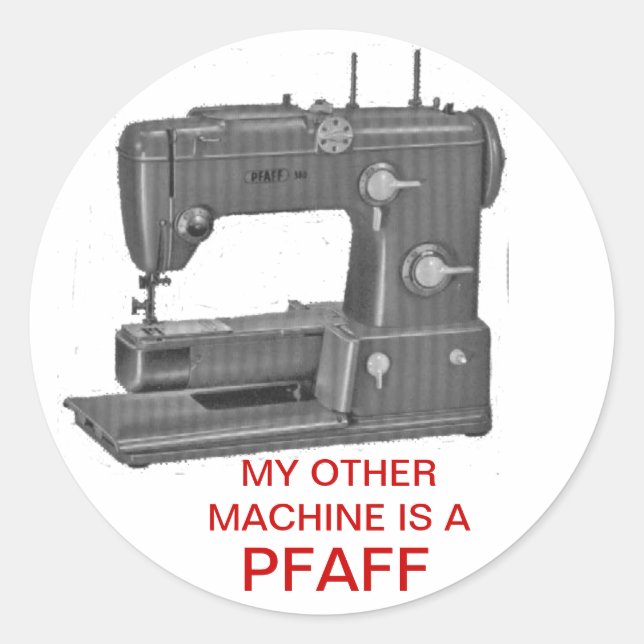 ADESIVO REDONDO PFAFF (Frente)