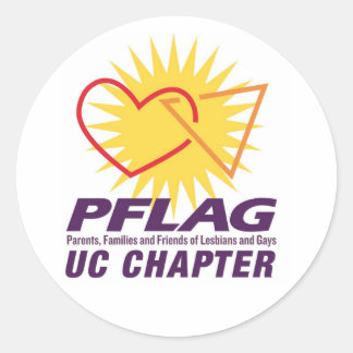 Adesivo Redondo PFLAG UC Sticker