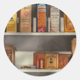 Adesivo Redondo Pharmacy - Many coughing cures