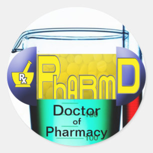 Adesivo Redondo PharmD - Doutor em Farmacovigilância