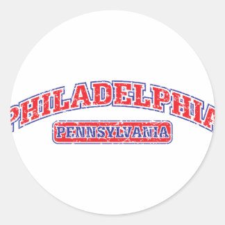 Adesivo Redondo Philadelphfia atlética
