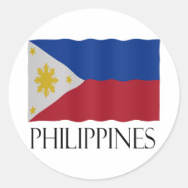 Adesivo Redondo Philippines flag