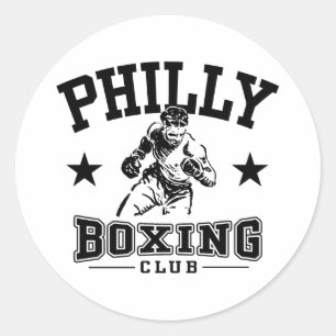 Adesivo Redondo Philly Boxing