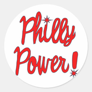 Adesivo Redondo Philly Power! T-shirts, Hoodies, Baseball Camiseta