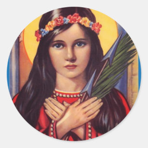 Adesivo Redondo Philomena