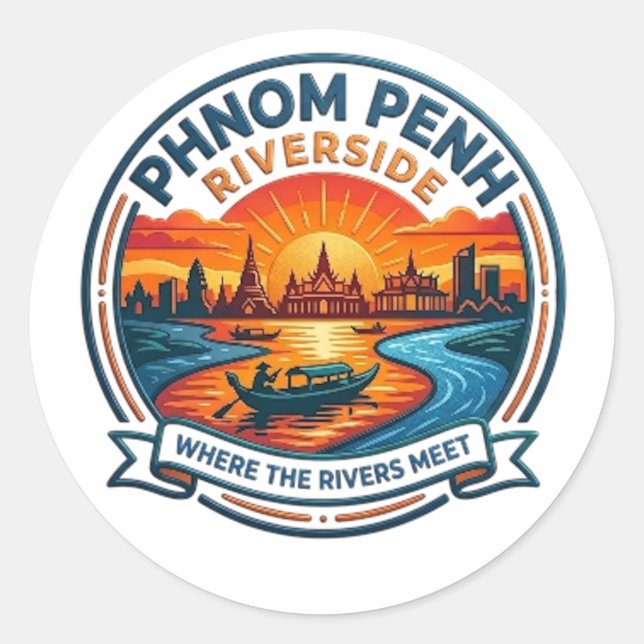 ADESIVO REDONDO PHNOM PENH (Frente)