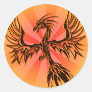 Adesivo Redondo Phoenix