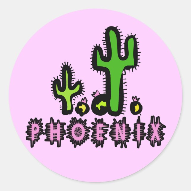 Adesivo Redondo Phoenix (Frente)