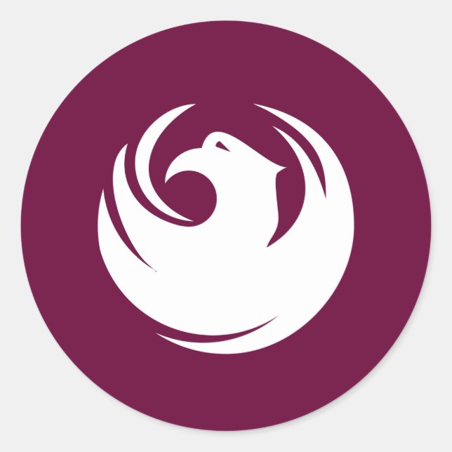 Adesivo Redondo Phoenix Flag (Frente)