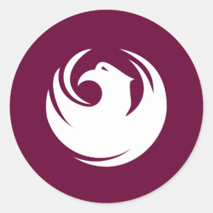 Adesivo Redondo Phoenix Flag