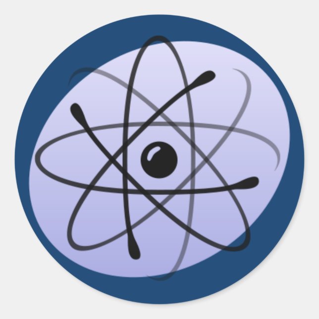 Adesivo Redondo Physics Sticker (Frente)
