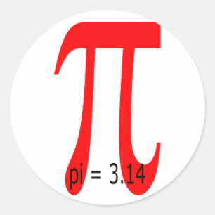 Adesivo Redondo pi = 3,14159265