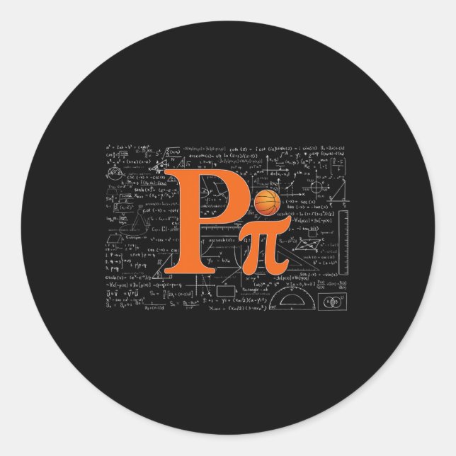 Adesivo Redondo Pi Day 2025 Math Science Engraçado Professor Gift (Frente)