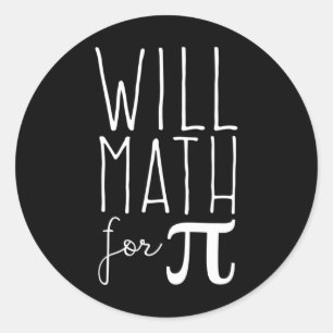 Adesivo Redondo Pi Day Março 14 Math Lover Science Funny 3,14 Pi P