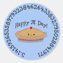 Adesivo Redondo Pi Day Pie