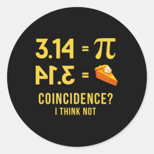 Adesivo Redondo Pi Happy Pi Day