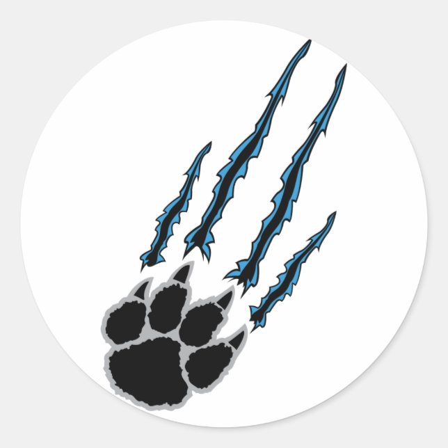 Adesivo Redondo Pia do Urso (Frente)