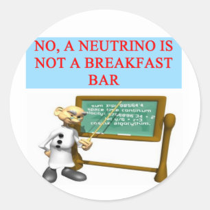 Adesivo Redondo Piada da física dos mecânicos de quantum do
