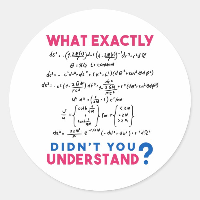 Adesivo Redondo Piada de fórmula física (Frente)