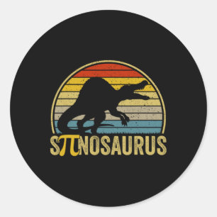 Adesivo Redondo Piada Divertida do Dia do Pi - Ensinar Matemática 