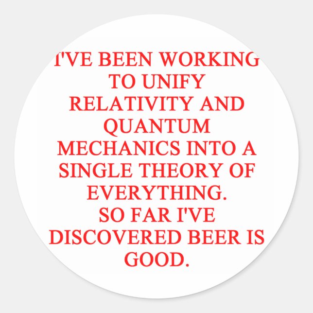 Adesivo Redondo piada física do excelente (Frente)