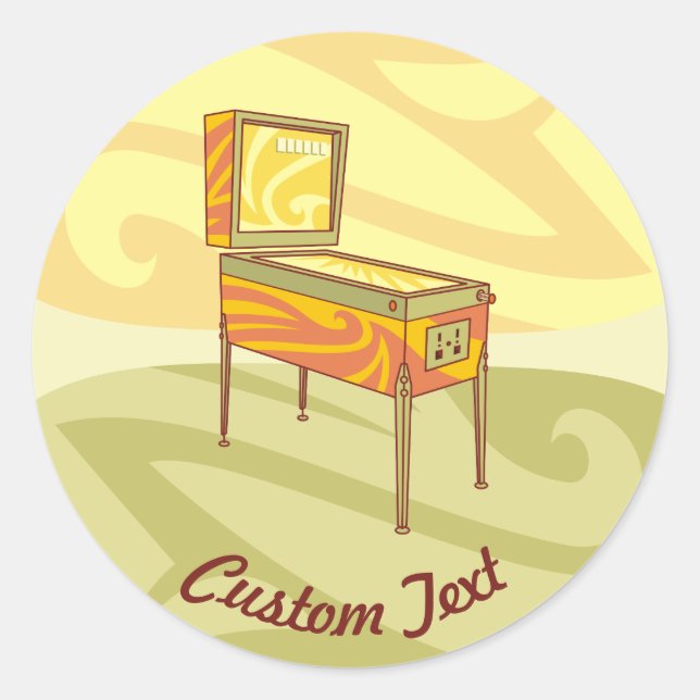 Adesivo Redondo Pica-pente-cola-redonda clássica (Frente)